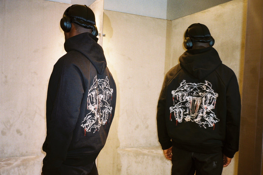 **PRE ORDER** BLACK Embroidered Hoodie