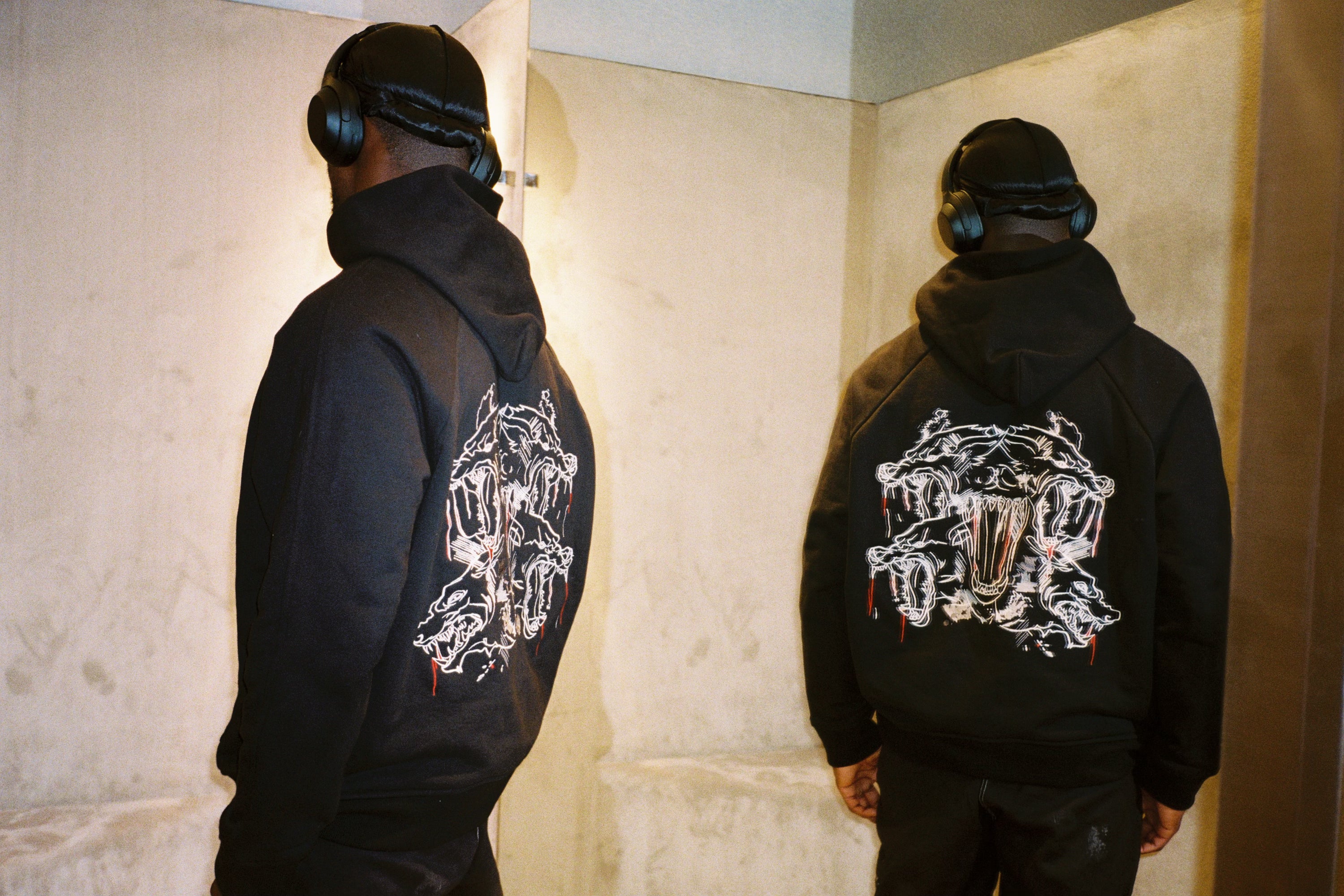 **PRE ORDER** BLACK Embroidered Hoodie