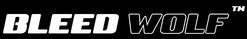 Bleed Wolf logo with 'BLEED WOLF' text in white on a black background